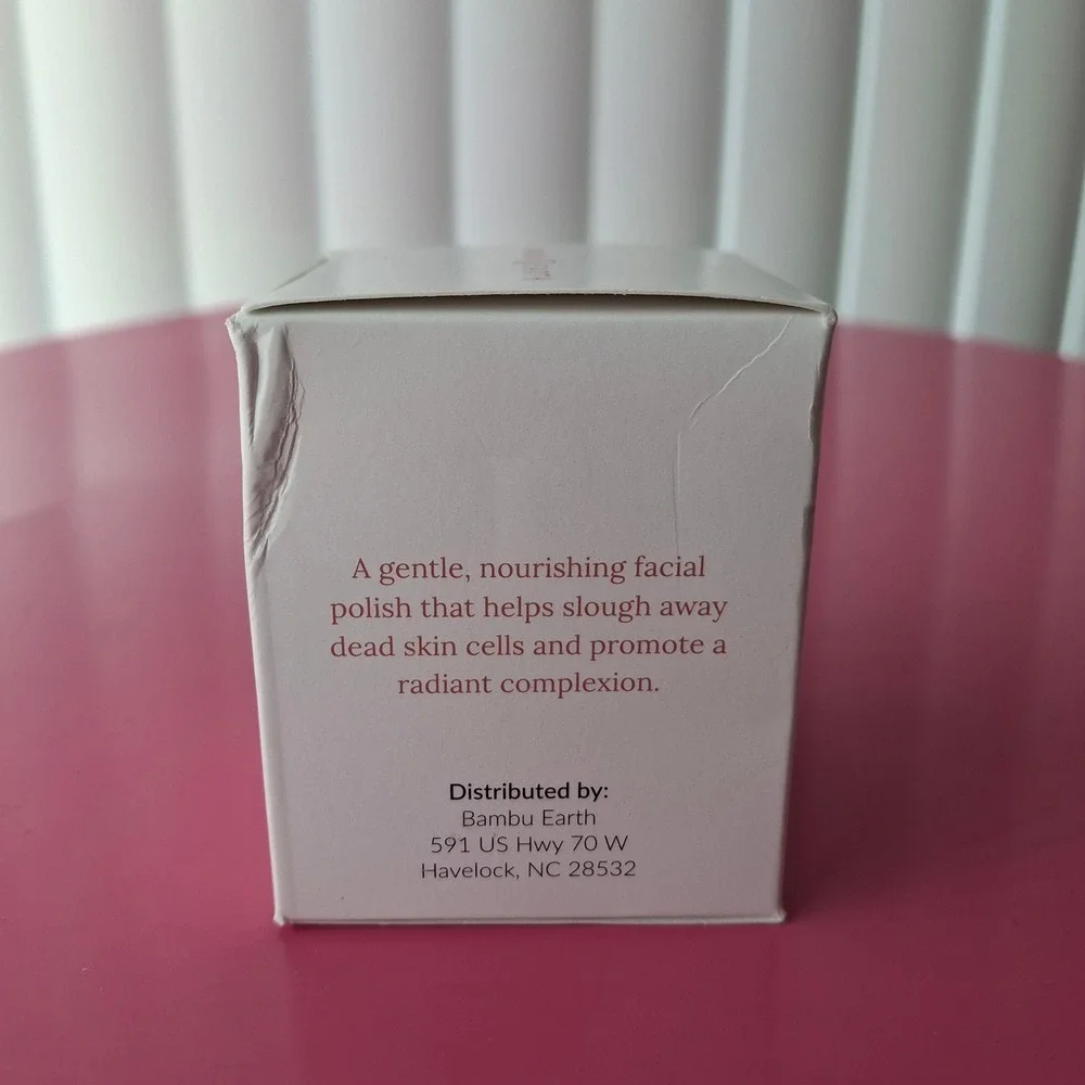 Bambu‎ Earth Exfoliating Mineral Facial Polish 3 oz Powder Scrub New